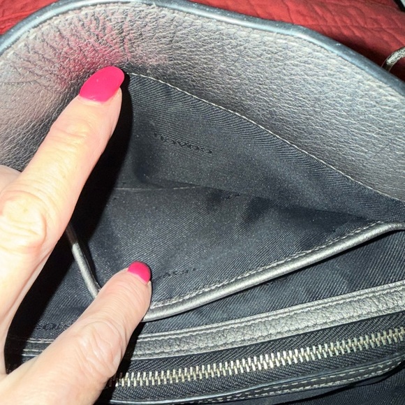 Coach Gun Metal Gray Leather Satchel - Picture 5 of 8